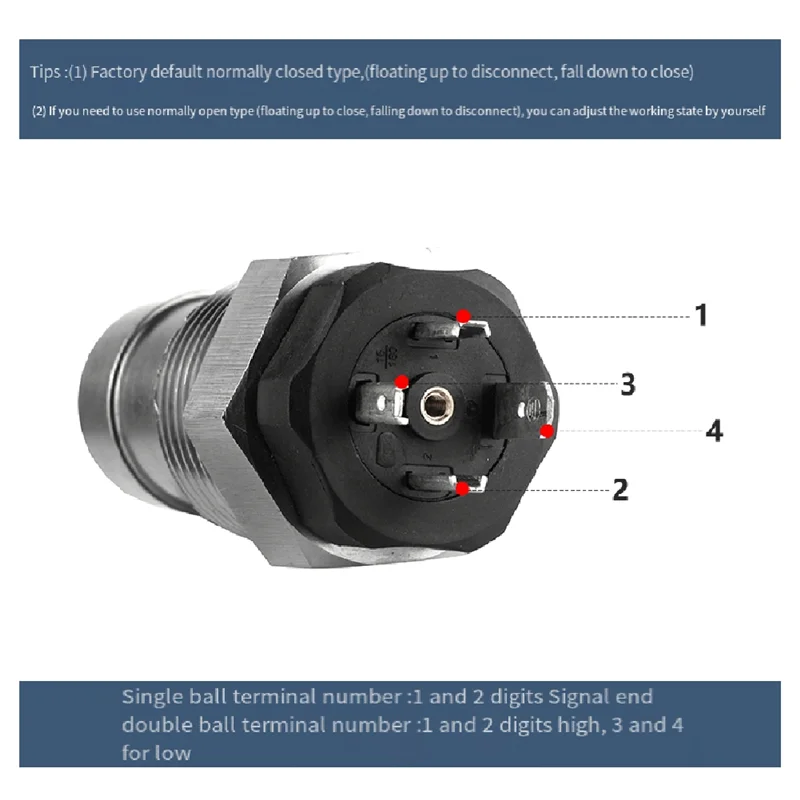 【Popular】Hirschmann Float Level Switch Liquid Level Sensor Water Oil Level Controller Reed Switch Single Ball 150