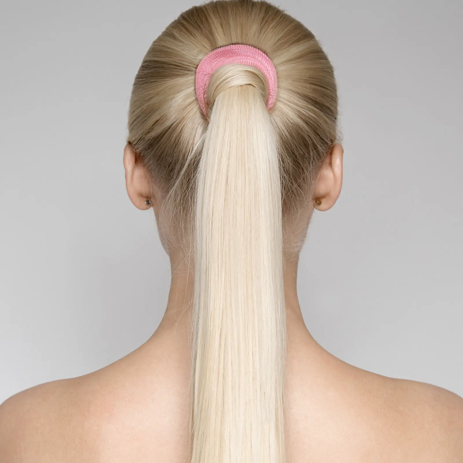 

50Pcs Solid Color Knotted Hair Ties No Crease Elastic Ponytail Holders Soft Fabric Hair Bands for Workout Yoga Gym