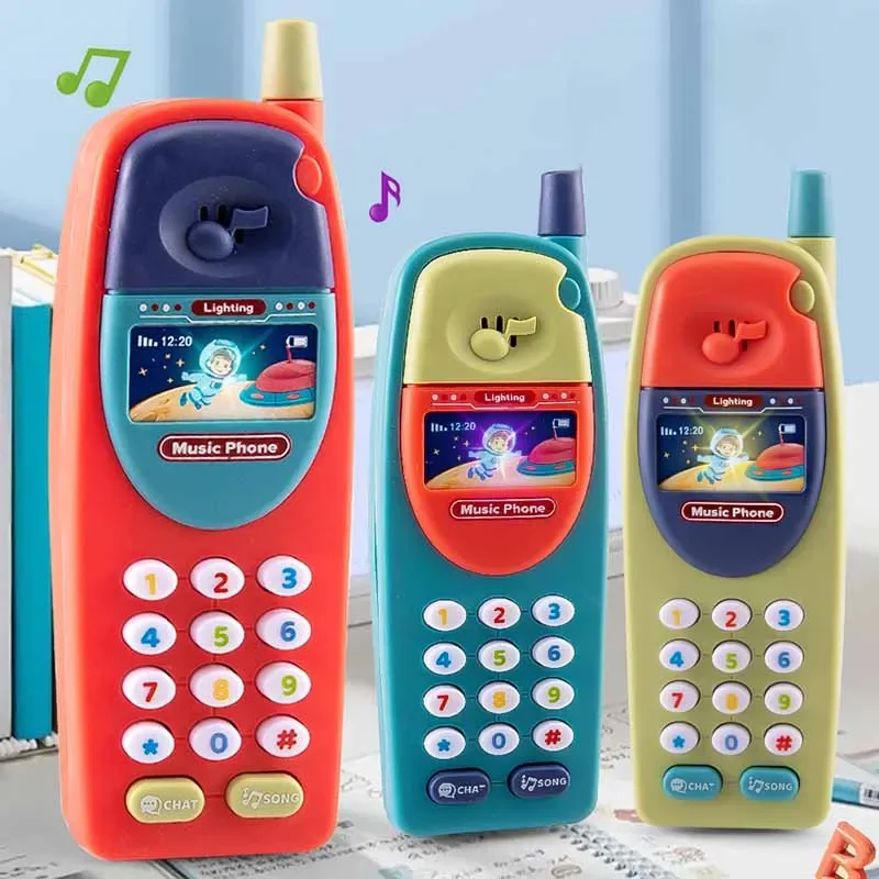 

Children's Early Education Puzzle Fun Multifunctional Cell Phone Toys Baby Smart Simulation Phone Music Story Phone Toys Gifts