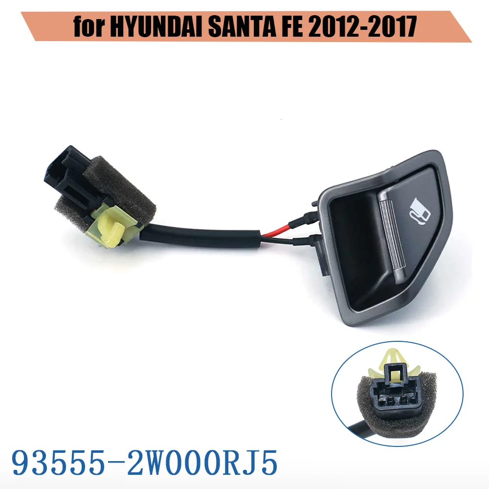 Fuel Filler Flap Door Switch 93555-2W000RJ5 for HYUNDAI SANTA FE 2012-2017 Fuel Filler Lock Opener Actuator Repair Part