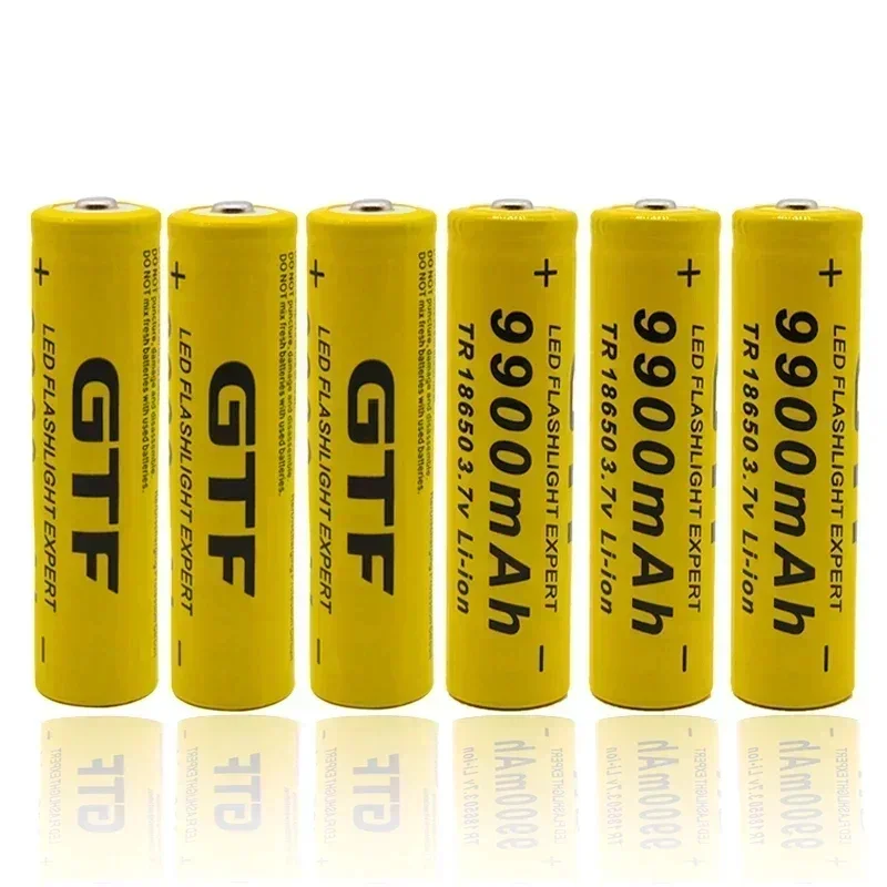 2-20Pcs 18650 Rechargeable Battery 3.7 V 9900mah Rechargeable Battery For Flashlight Speaker Fast Charging High Quality Battery