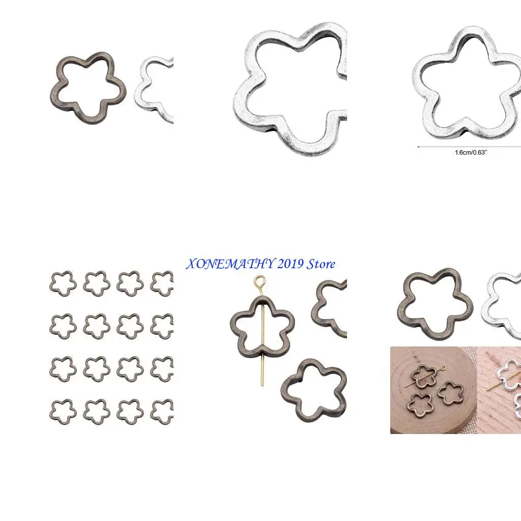 f42f-20-шт-Лот-антикварные-серебряные-бронзовые-пустые-цветочные-бусины