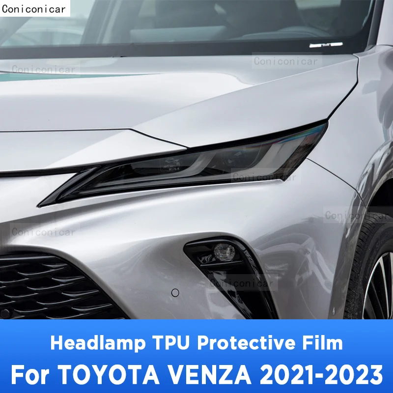 

Для TOYOTA VENZA 2021-2023 автомобильная внешняя фара против царапин, оттенок передней лампы, защитная пленка из ТПУ, аксессуары для ремонта, наклейка