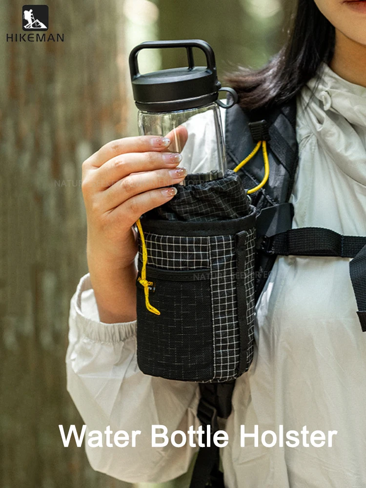 

HIKEMAN Water Bottle Holder Insulated Pack for Hiking Trekking Bottle Holster Tactical Molle Backpack Accessories