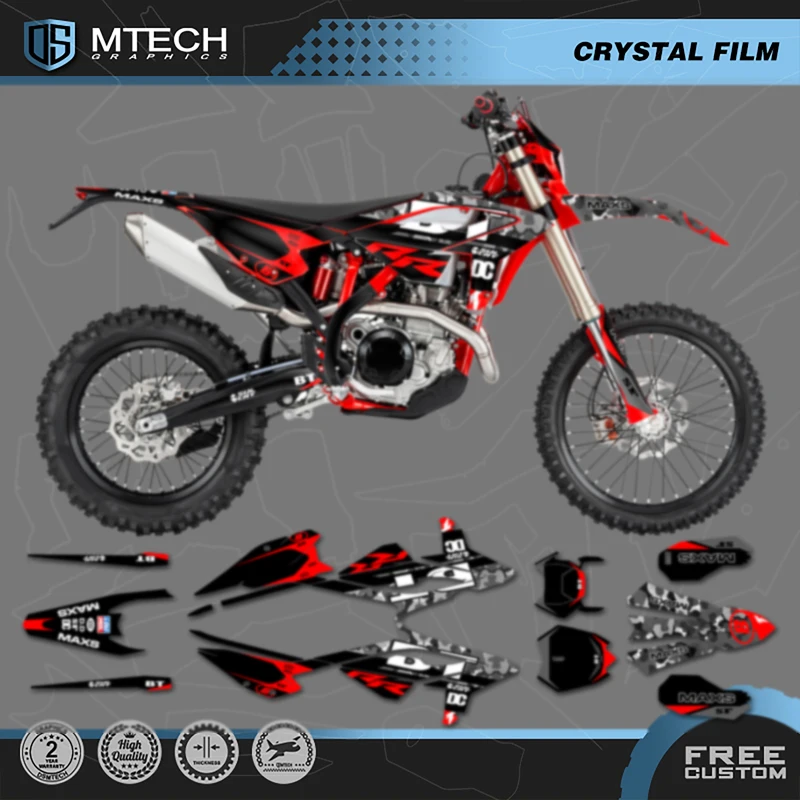 

DSMTECH индивидуальные фоны, графические наклейки, наборы наклеек для Beta RR ENDURO 125 200 250 300 350 390 430 480 2023 2024 2025 004