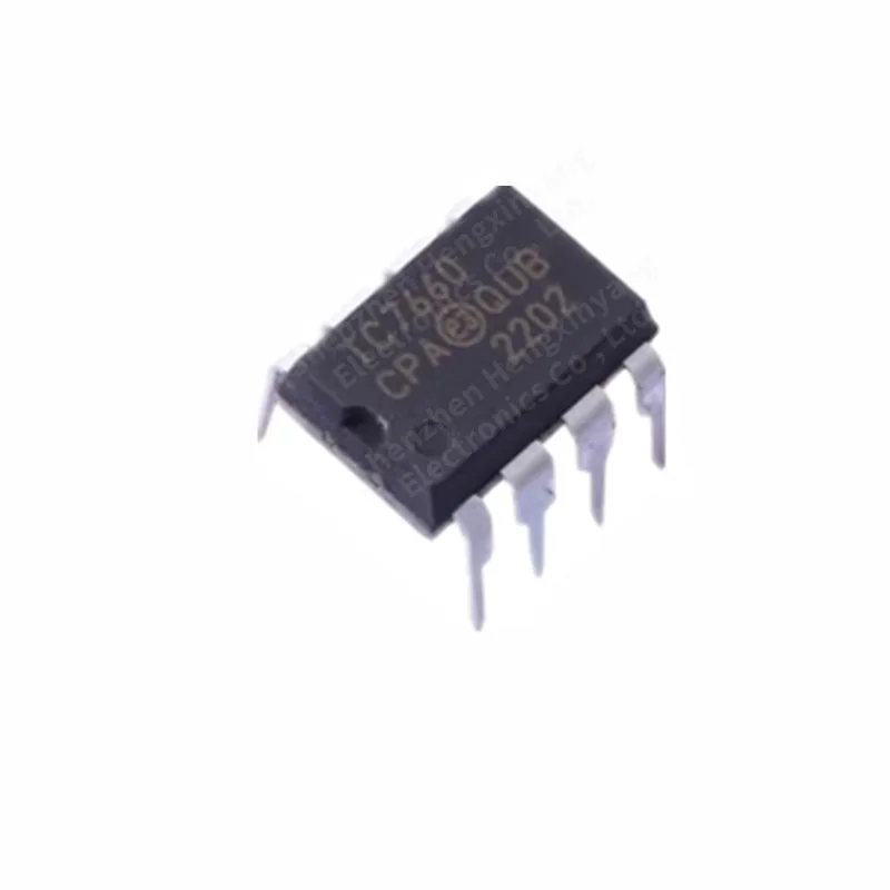 10PCS TC7660CPA package DIP8 DC-DC converter screen printing TC7660