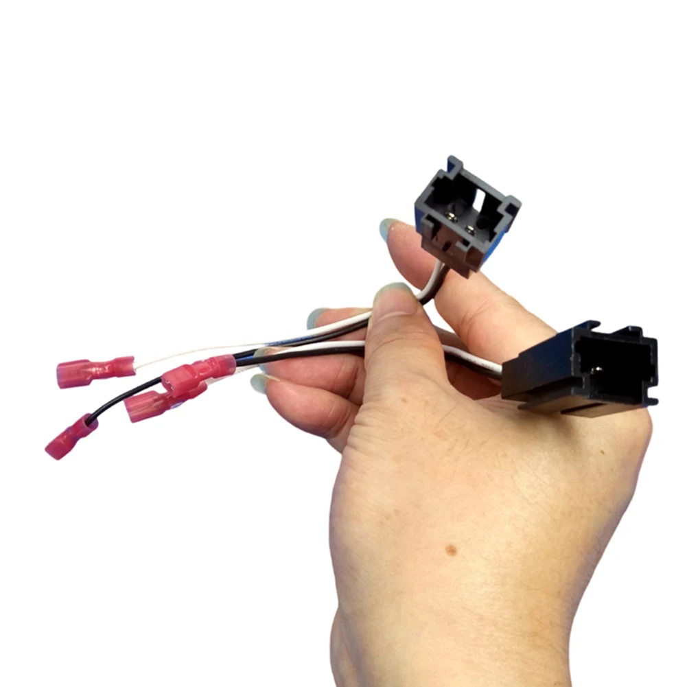 Car Audio Installation Black Car Speaker Adapter Radio Connector ABS Plastic Heat Resistant Pressure Resistant