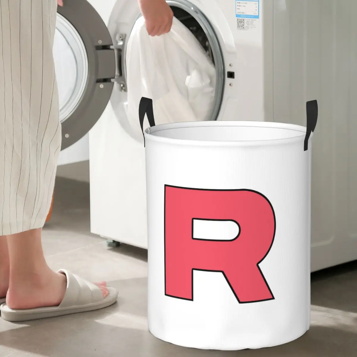 

Складные корзины для белья с логотипом команды R Team Rocket, корзина для хранения грязной одежды, большая водонепроницаемая коробка