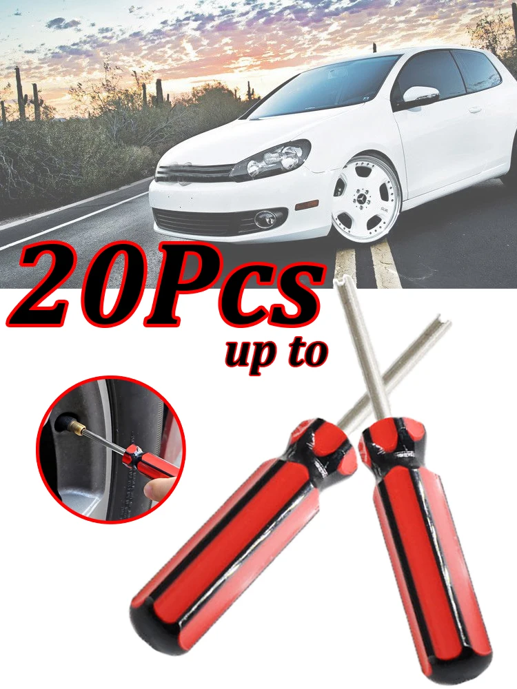 AliExpress NONE 1-20Pcs Car Tire Valve Core Remover Wrench Tool Screwdriver Auto Bike Moto Wheel Valve Core Disassembly Repair Hand Tool