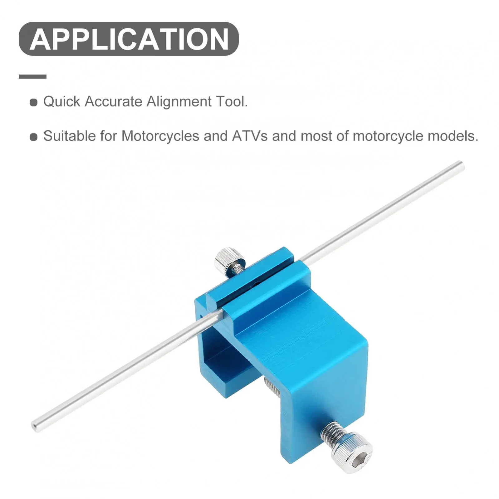 دراجة نارية سلسلة ضبط أداة المحاذاة ، ضرس المعادن ، الثقيلة MX ATV إصلاح الإمدادات ، دراجة نارية توسيط ، 1 قطعة
