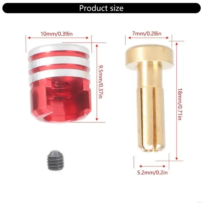 M89C التحكم عن بُعد CRAWLER CAR CARNECTOR CONCERTINCELS ALUMINIM SPOY و BRASS