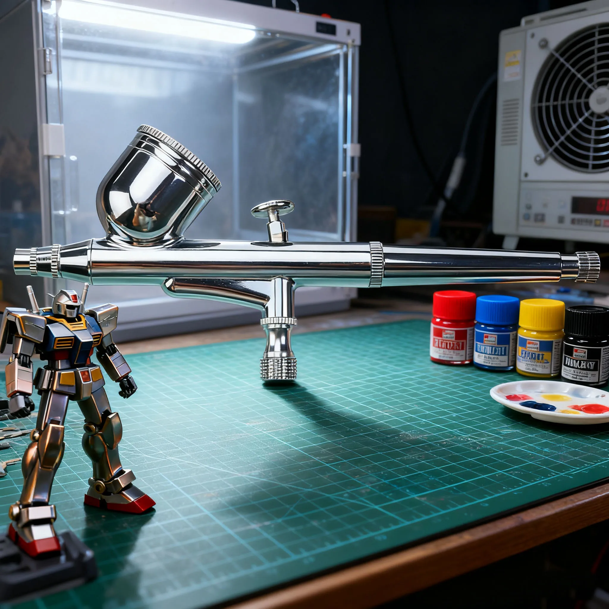 Mini aérographe à double action, pistolet de pulvérisation pour ongles, ensemble de peinture de maquillage, tatouage du visage, beauté, jet d'encre, réparation de voiture, outil de bricolage