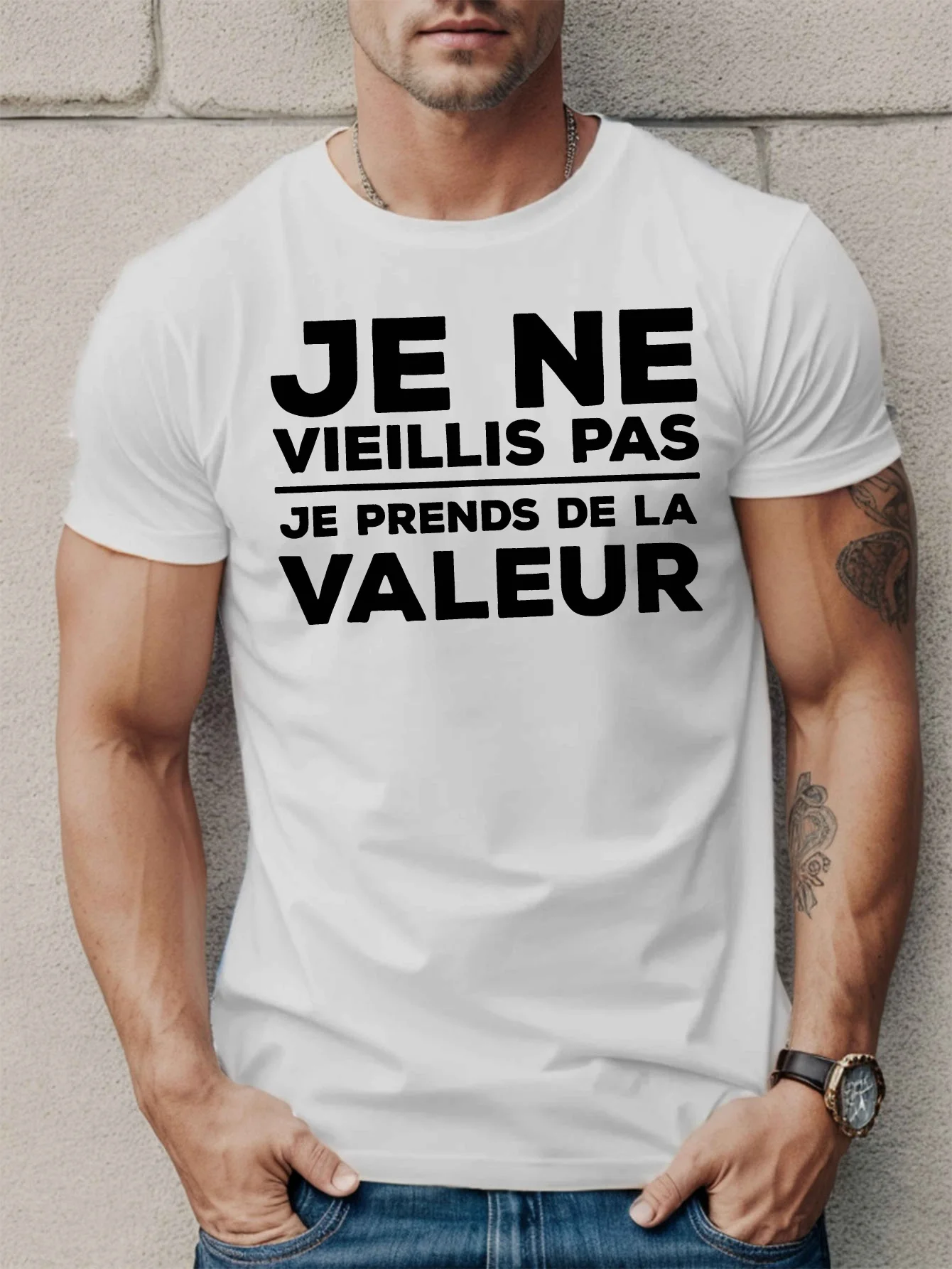 Men's Casual French…