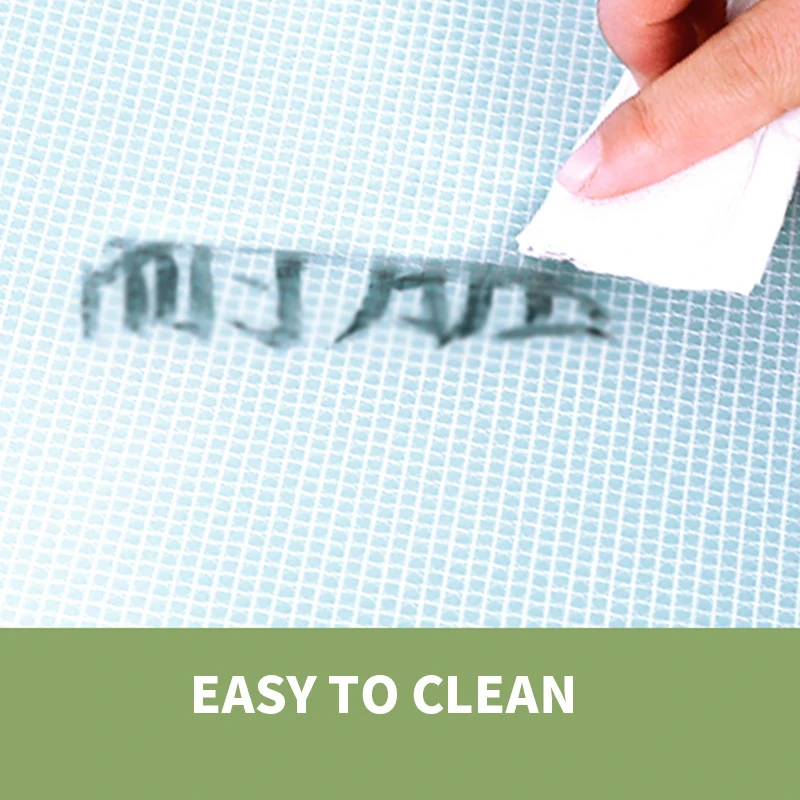 حقيبة ملفات HUAJIE A3 EVA، منظم مستندات سميك بسحاب مزدوج، تخزين ورق فني شبكي شفاف بسعة كبيرة للطلاب