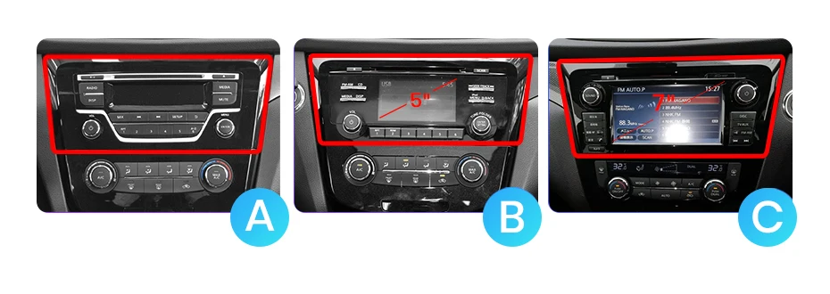 Autoradio für Qashqai J11 X-Trail 32 2013-2017, kabelloses CarPlay & Android Auto, Subwoofer-Verstärker, intelligente Systeme, IPS/QLED-Touchscreen, Kamera, DSP, GPS-Navigation, WiFi, DAB+, FM, DSP, BT, SWC, Plug & Play, 2DIN, WiFi, 4G, Multimedia-Player – Detail 2