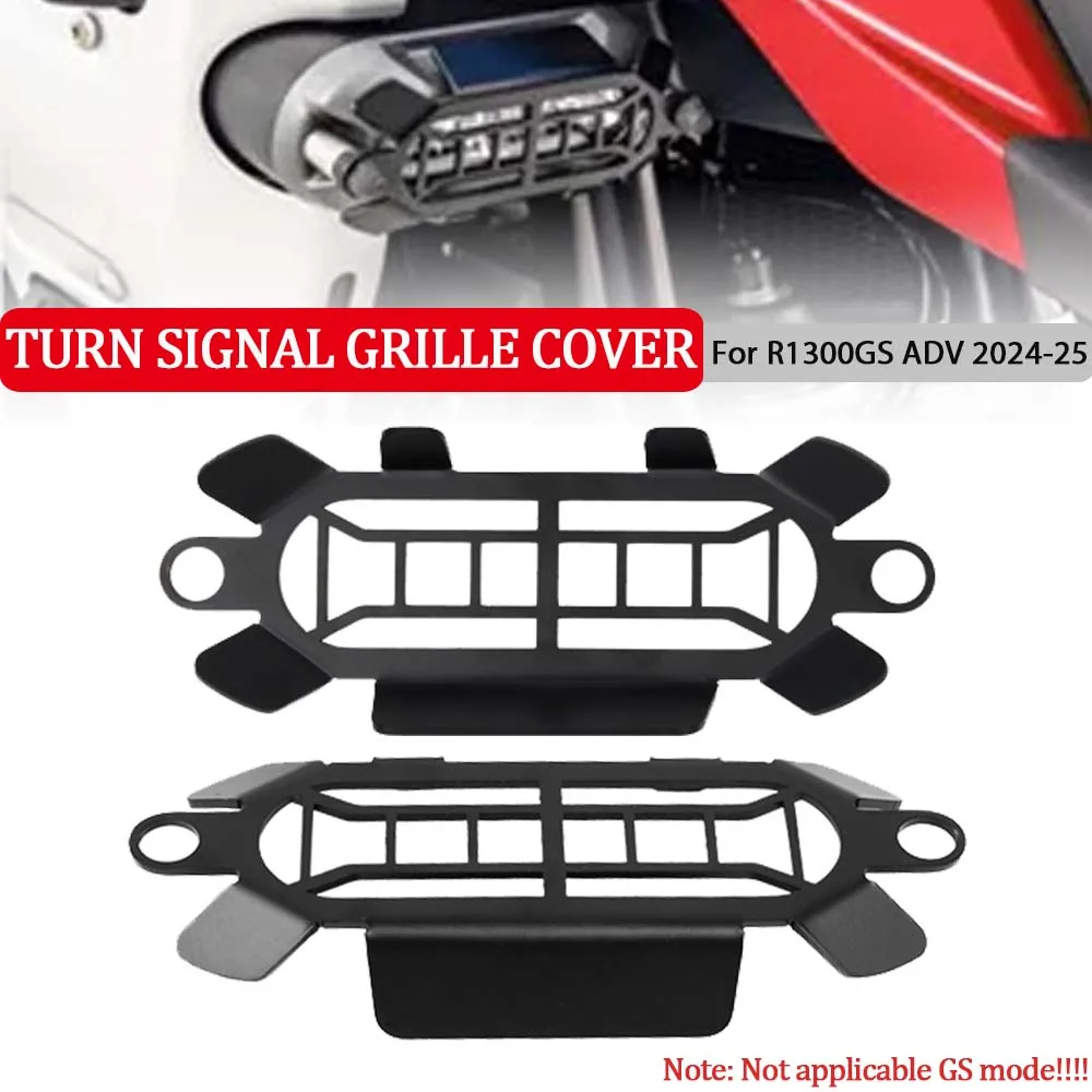 

Motorcycle Turn Signal Grille Protection For BMW R1300GS ADV R 1300GS 1300R Adventure 2024 2025 Auxiliary Light Cover Lamp Guard