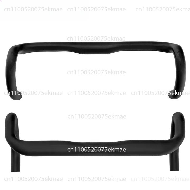 Carbon fiber road bike handle all black matte round tube 3T bicycle split bend handle