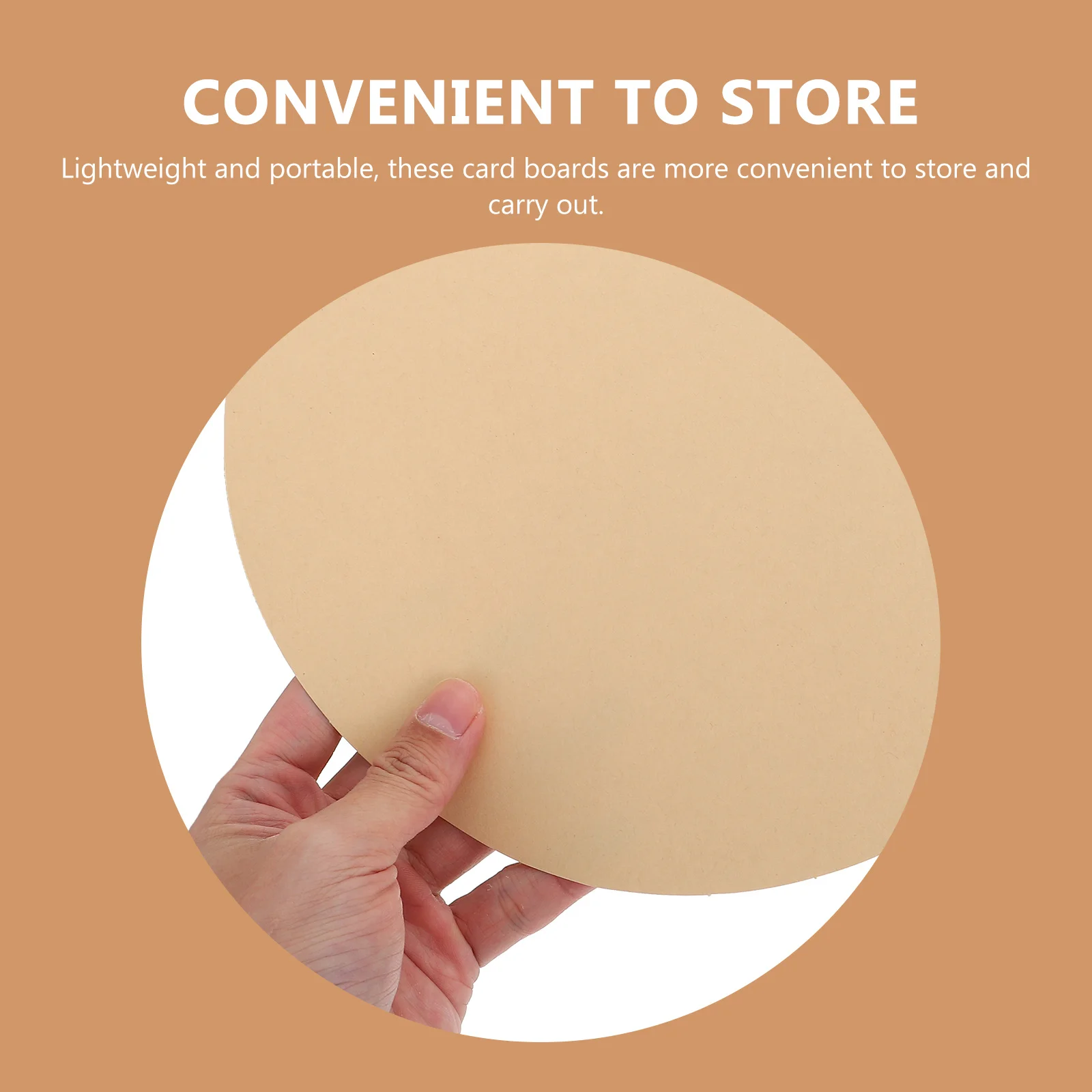 

50Pcs Round DIY Painting Cardboards Art Paper Cards for Drawing Calligraphy Mandala Sketching Art Paper Card DIY Cardstocks