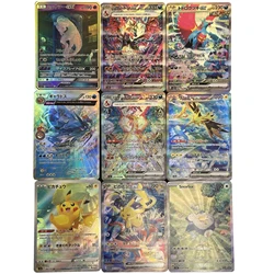 9 pz/set fai da te Self Made PTCG Ex Charizard Gx Mewtwo Collection Card rifrazione colore Flash Classic Limited Anime Cards giocattolo regalo