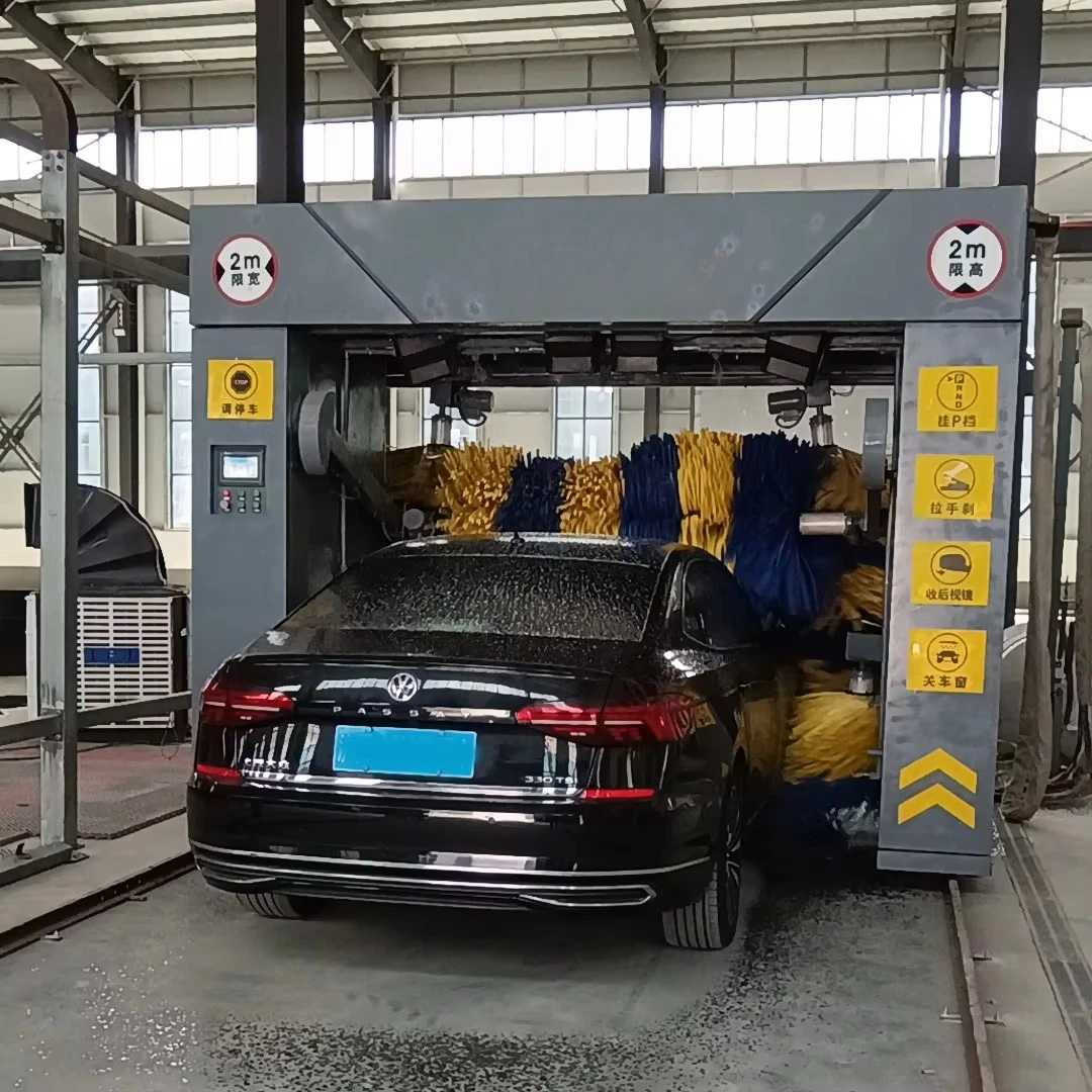 Customized Energy Saving Tunnel Type Car Wash Machine Full Automatic High Speed Cleaning Line for Logistics Maintenance Center