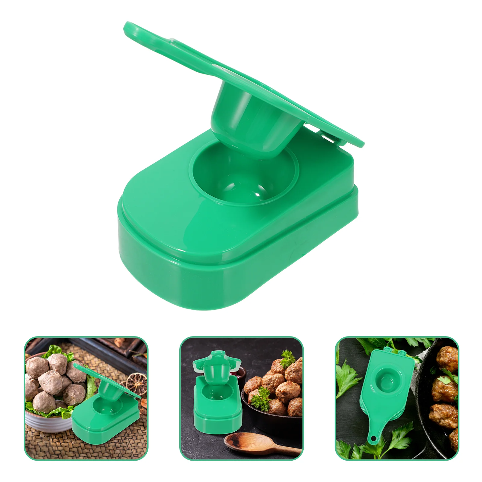 

Meatball Maker Nonstick Plastic Meat Baller Tool Mold Reusable Easy Operate Portable Safe Ergonomic Design Smooth No