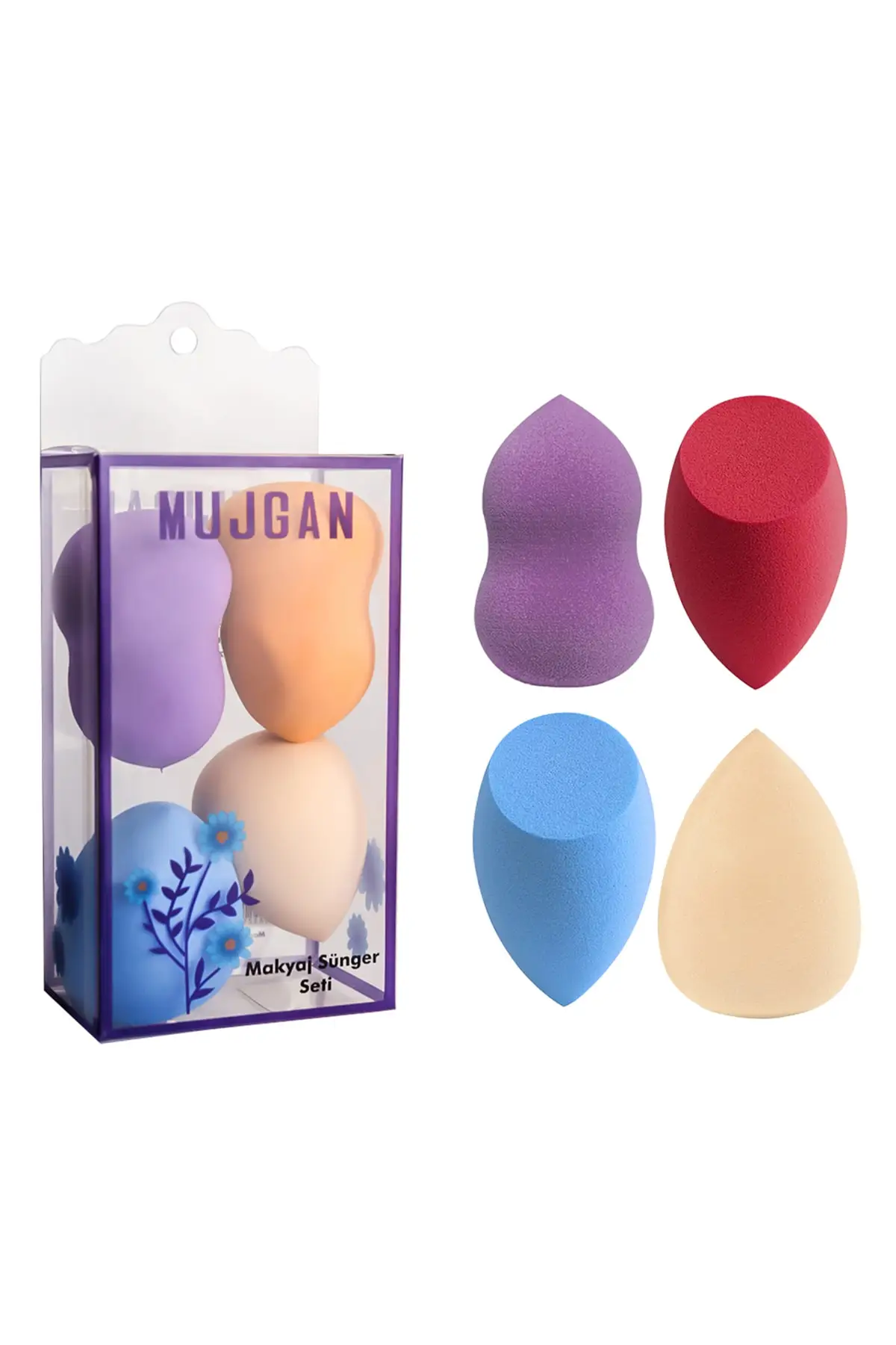 

4-Pear Makeup Sponge Set