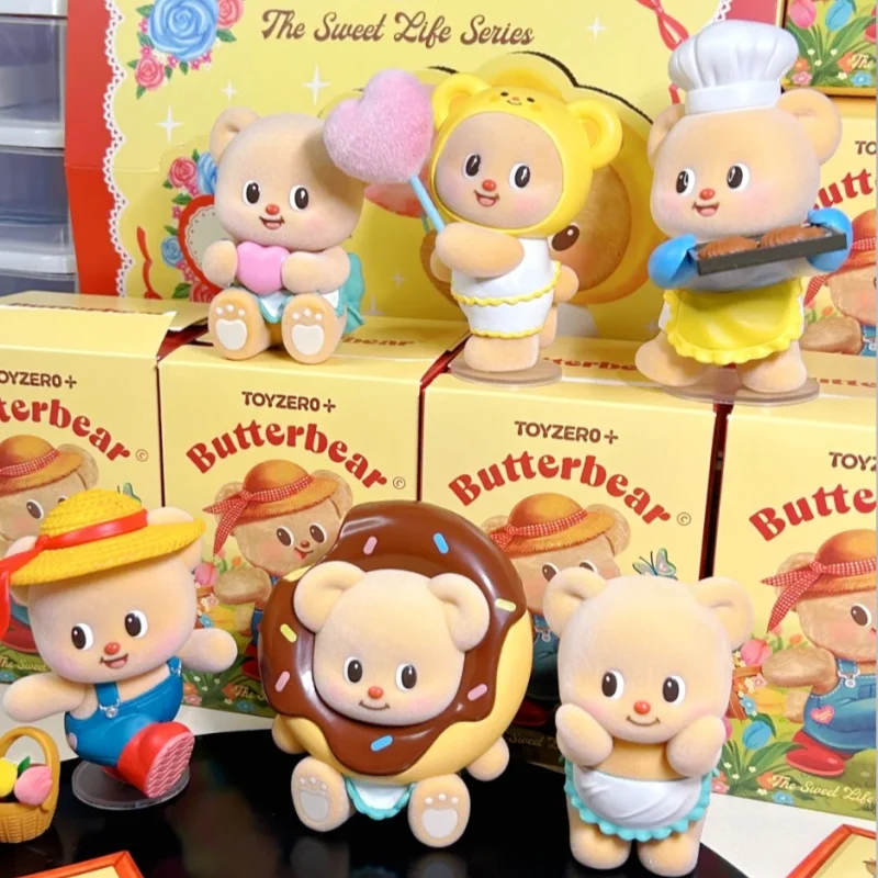

In Stock Authentic Butter Bear Sweet Daily Series Blind Box Toy Doll Peripheral With Fragrance Cute Figurine Girl Ornament Gift