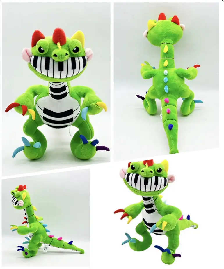 

New Poppyed Pianosaurus Cartoon Plush Doll Anime Nightmare Game Plushie Stuffed Pillow Doll Ornament Toy Kids Birthday Gift