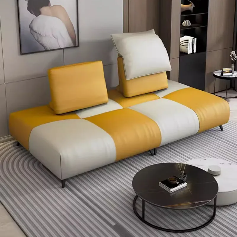 Organizer Upholstery Living Room Sofa Yellow Scratch Protector Grande Kids Living Room Sofa Nordic Grande Canape Salon Furniture