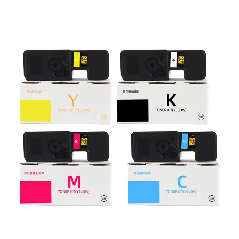 1Set TK-5492 TK5492 TK-5492K Toner Cartridge compatible for Kyocera ECOSYS PA2101cx PA2101cwx MA2101cfx MA2101cwfx 4Colors-CMYK