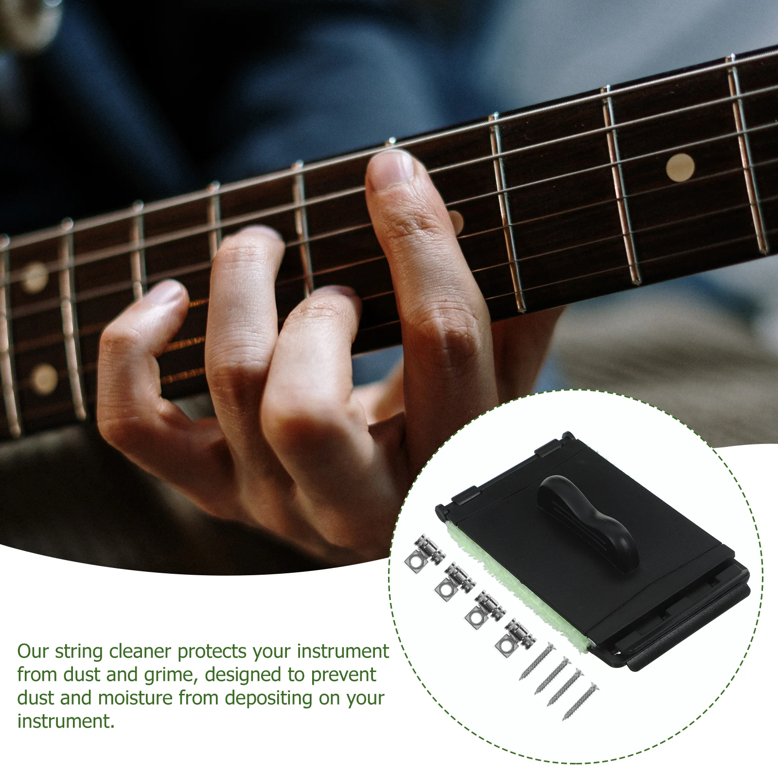 

Guitar String Rubbing Set Maintenance and Cleaning Care Kit Tools Kits Acoustic Cleaner Fretboard