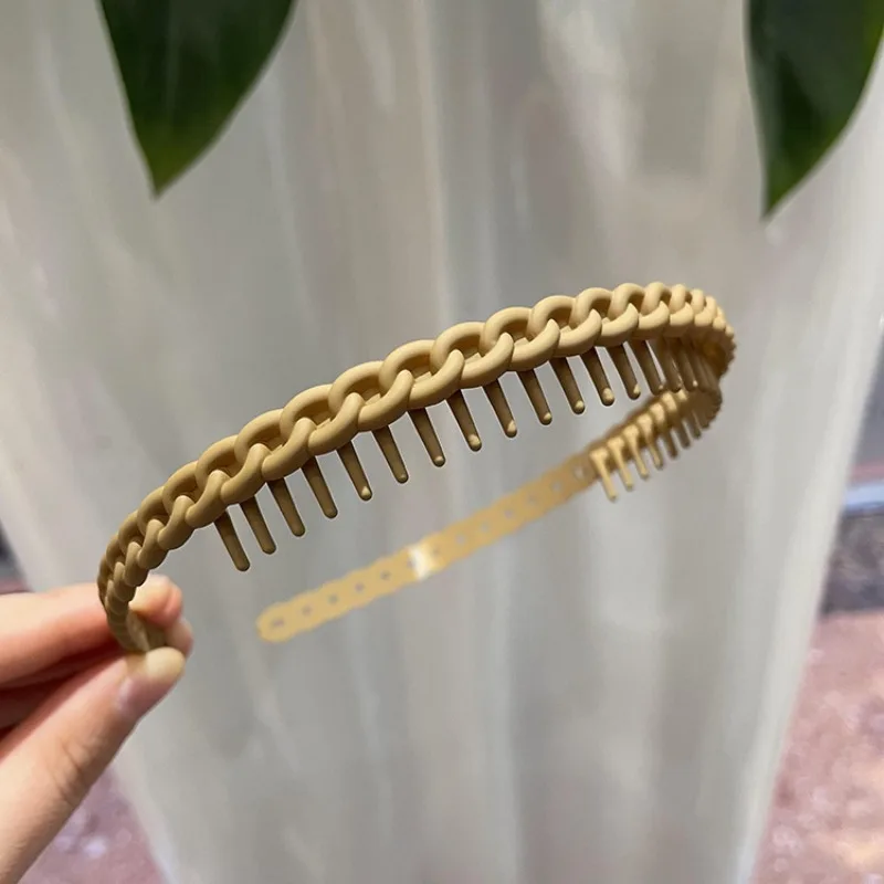 

Korean Style ABS Non-Slip Hair Band for Washing Face Lightweight Comfortable Hair Accessories Simple hair hoop