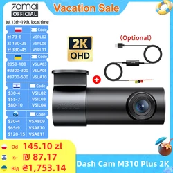 70mai Dash Cam M310 Plus 2K 1440P Super Night Vision F1.55 Aperture 70mai M310 2K Car DVR 24H Parking Guard WIFI & Voice Control