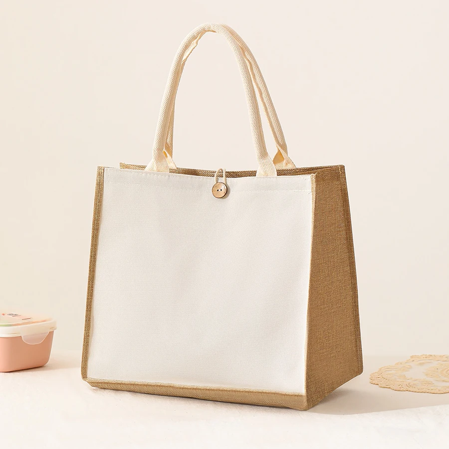 

Простая однотонная сумка-тоут для женщин, многоразовая сумка большой вместимости для покупок, дорожная сумка для хранения