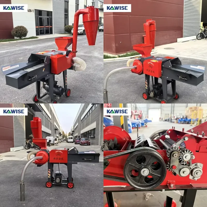 

Self Priming Chaff Cutter and Grain Crusher Electric for Mixed Feed Grain Grass Straw and Silage Processing