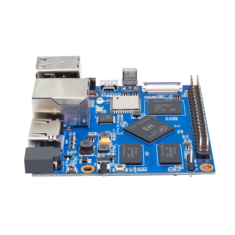 Banana Pi BPI-M2+ Plus Allwinner H3 Quad-core Cortex-A7 1GB DDR3 8GB eMMC รองรับ HDMI WiFi BT CSI Run Android Ubuntu Debian