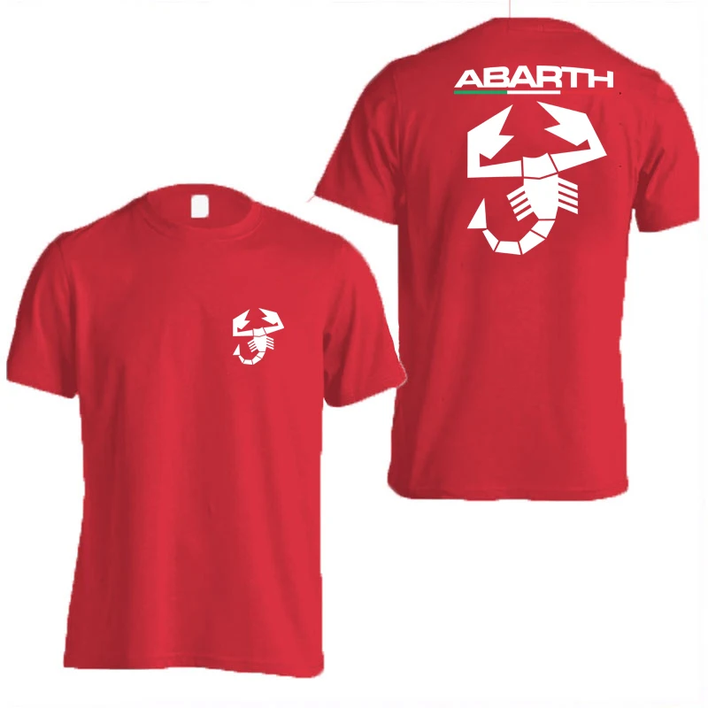 2026 Now Abarth Scorpion Graphic T‑Shirt, Men Women Summer Sports Short Sleeve Tops, Italian Modified Rally Racing Style