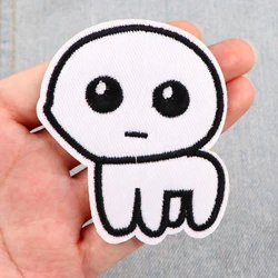 Autism Tbh Creature Embroidered Patches For Clothing DIY Sewing Applique Patch Iron On Patches On Clothes Mental Health Patch