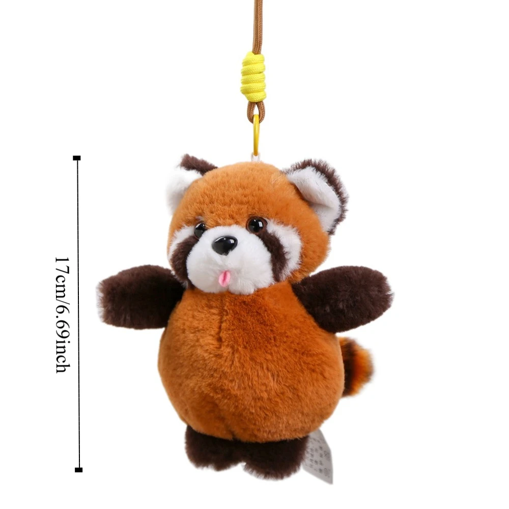 Cute Rabbit Capybara Plush Keychain Bear Raccoon Animal Doll Keychain Comfort Soft Plush Toys Small Pendant Kids Gifts
