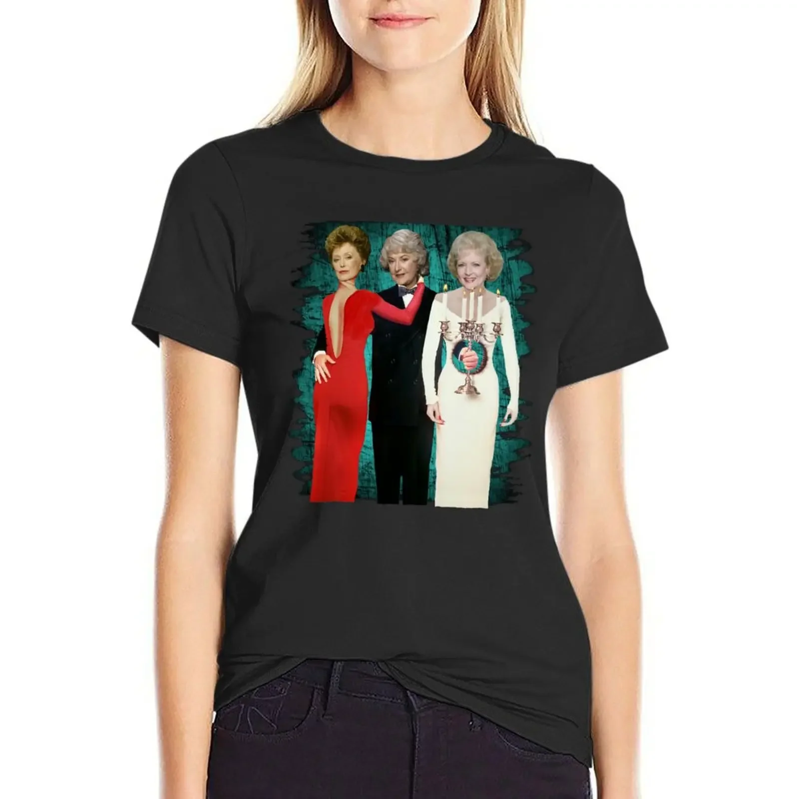 

Golden Girls / Death Becomes Her T-Shirt cute tops female quick drying kawaii clothes oversized workout shirts for Women