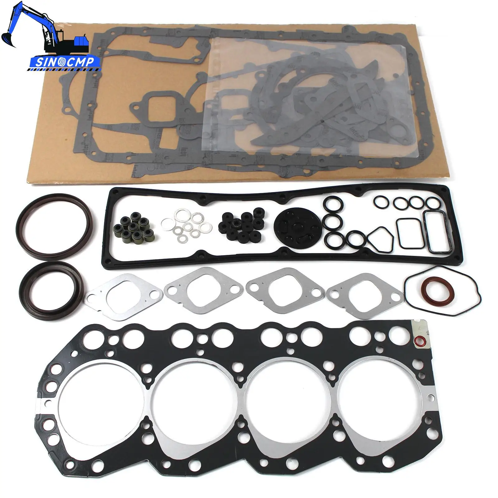 323D C6.4 Engine Gasket Kit Set With Cylinder Head Gasket 294-1682 2941682 For CAT 323D Excavator