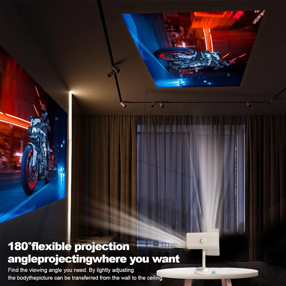 M7 projector wireless same screen built-in WIFI high definition home 360 degree adjustment mini projector