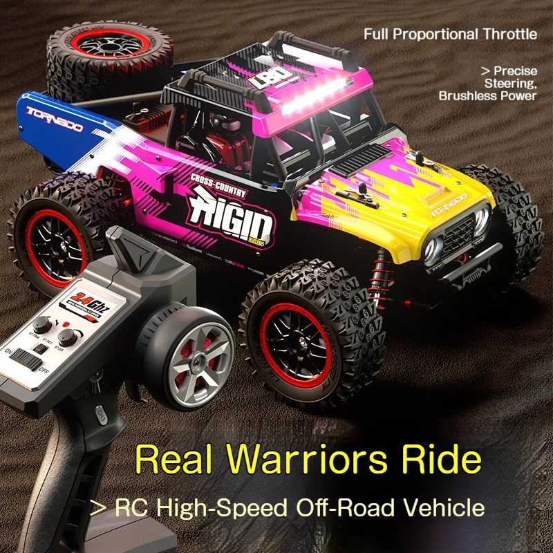 รถออฟโรด JJRC รุ่นใหม่ ขับเคลื่อน 4 ล้อ แบบไร้แปรงถ่าน พร้อมไฟ LED ขนาดเท่าของจริง ระบบกันสะเทือนแบบจำลอง