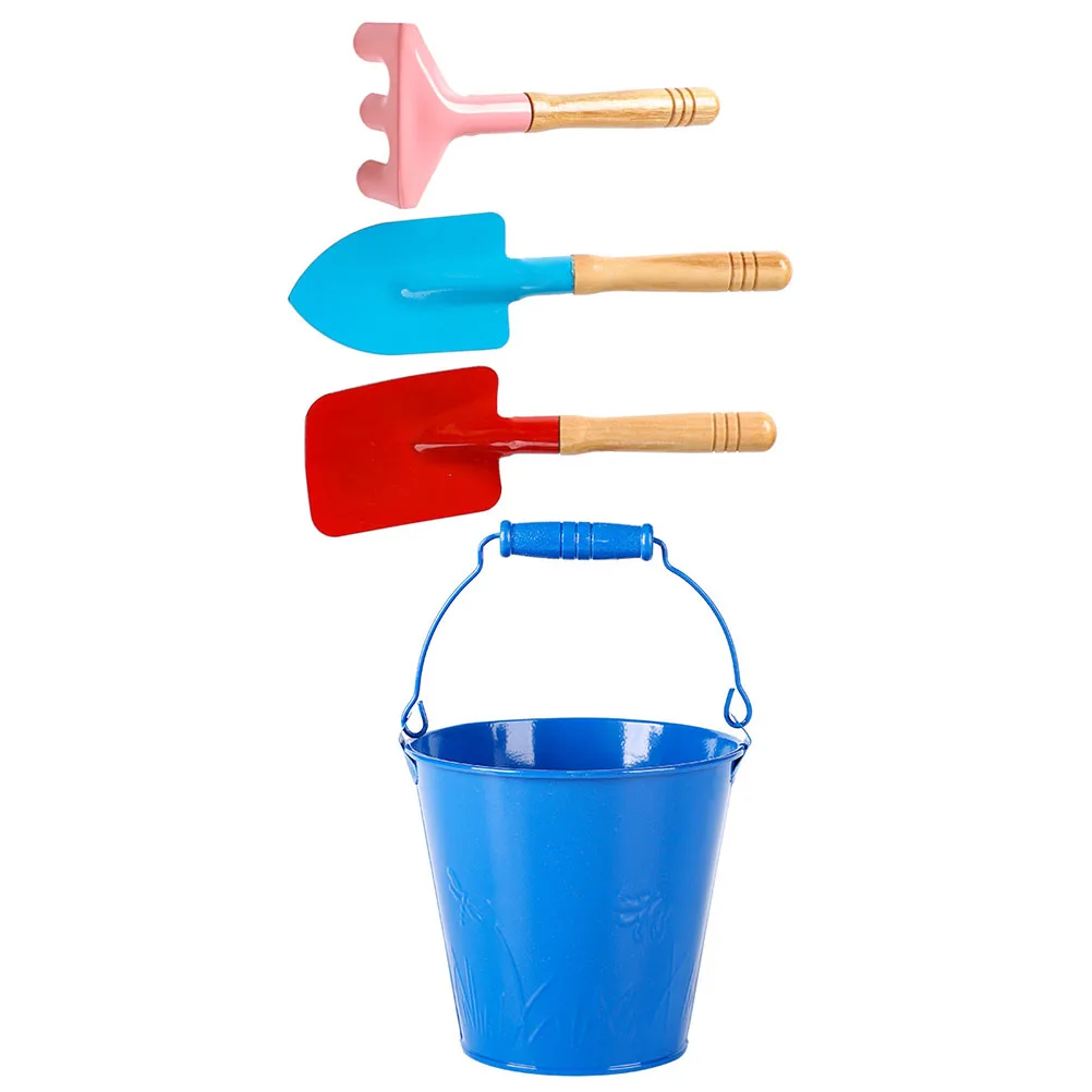 1 ensemble d'outils de jardinage pour enfants, Mini pelle, râteau, houe pour enfants, plantation en plein air, petites fournitures de jardin, maison, cour, famille, dessin animé amusant