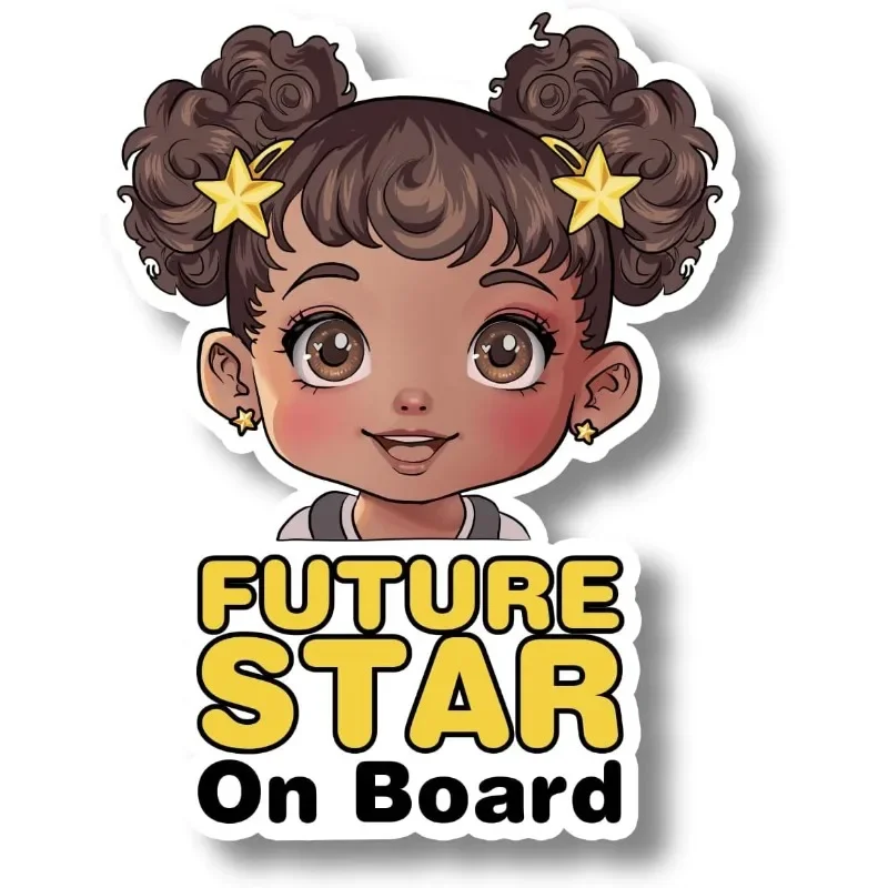 Custom Cartoon Baby on Board Sticker PVC Reflective Safety Sign for Car Windows Blue Boy - view 3