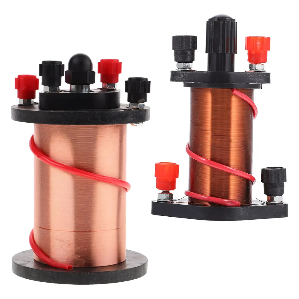 

2 Pcs Coil Demonstration Equipment Induction Electromagnet Kit Classroom Coils Solenoid