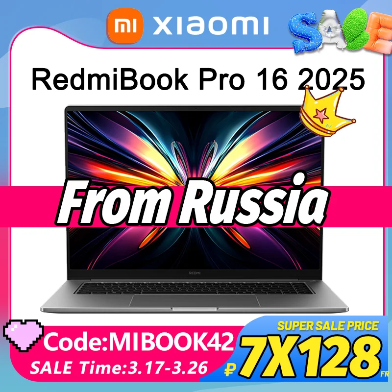 REDMIBOOK Pro 16 2025 Ultra 5 225H/Ultra 7 255H 32GB 1TB 16inch 3.1K 165Hz Screen