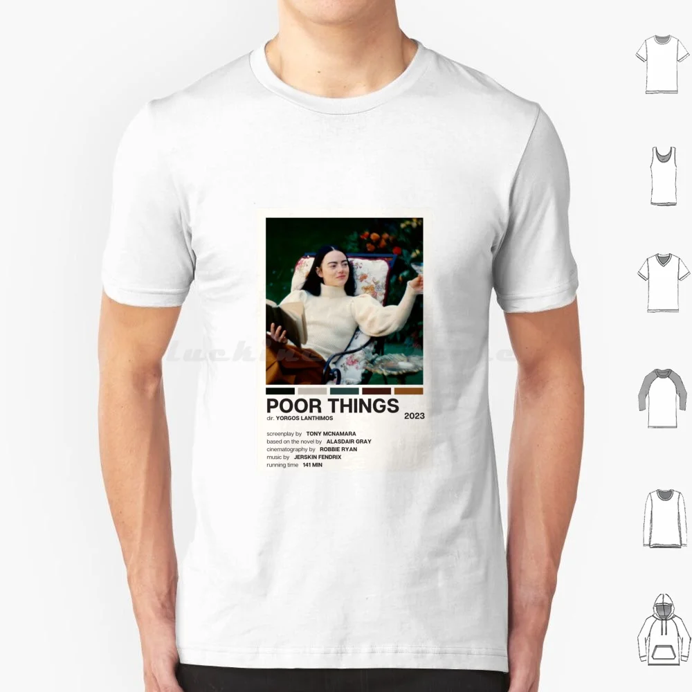 Poor Things ( 2023 ) Movie Poster T Shirt Cotton Men Women DIY Print Poor Things Poor Things 2023 Yorgos Lanthimos Tony