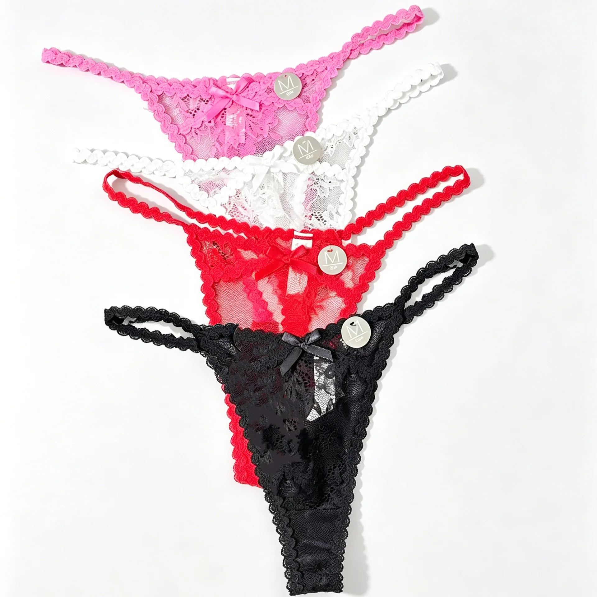 Sexy Höschen Damen Unterwäsche Slips Spitze Ausgehöhlter G-String Tanga Hochwertige Transparente Unterhosen Dessous Mädchen Intimwäsche