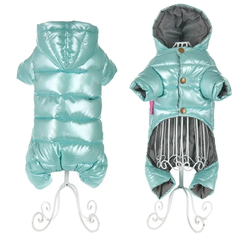 Autumn Winter Dog Clothes Warm Hooded Dog Coat Jacket Waterproof Puppy Pet Jumpsuits Chihuahua Clothing Overalls New Dog Clothe